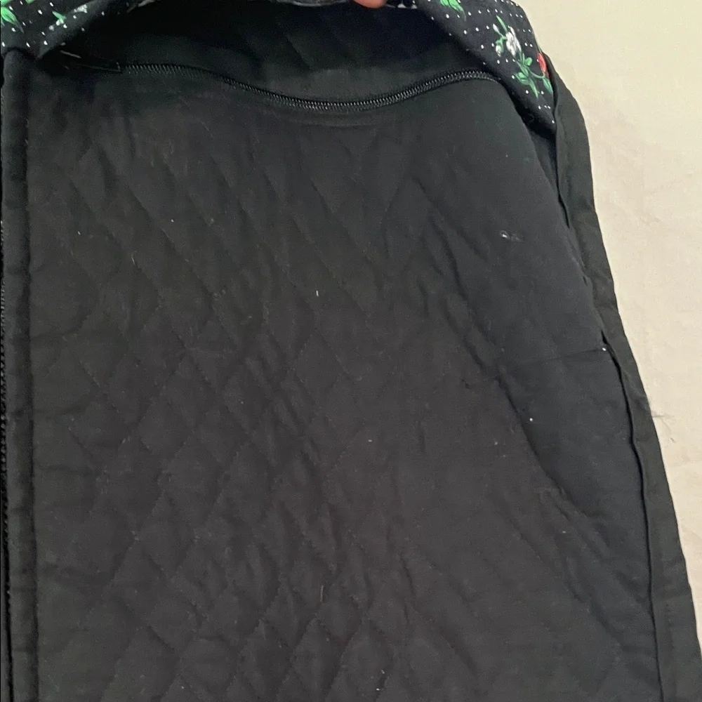 Floral Quilted Garment Bag